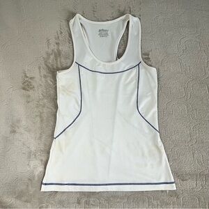 Prince Women's Tennis Tank Size Small White/Deep Purple